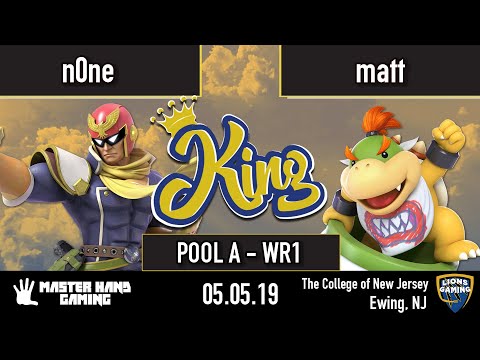 King 2019 - n0ne (Captain Falcon) vs matt (Bowser Jr) - Pool A - WR1