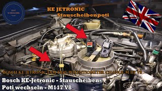 Mercedes R107: Wymiana potencjometru przepływomierza KE-Jetronic