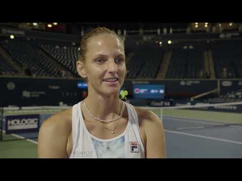 "It's extremely difficult"- Pliskova on the "tough" win against China's Zheng Qinwen at #NBO22