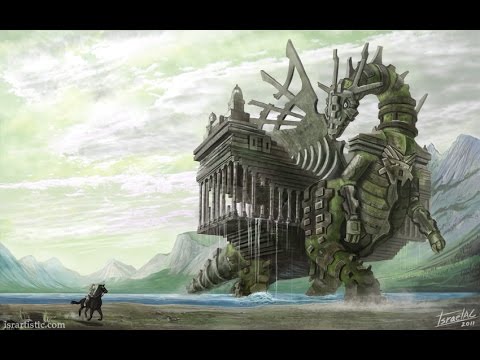 Shadow of the Colossus (PS3 HD) - 4th Colossus (Phaedra) on Hard Walkthrough Gameplay