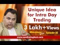 Unique Idea for Intraday Trading (In Hindi) || Bazaar Bites Episode-30 || Sunil Minglani