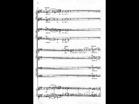 Gustav Holst - Nunc Dimittis for Eight Part Choir (1915) [Score-Video]