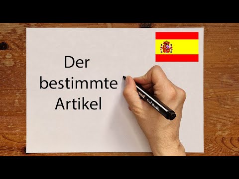 Spanisch: Der bestimmte Artikel - einfach erklärt