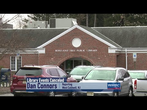 NJ West Caldwell Library Events Cancelled