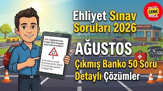 Ehliyet Sınav Soruları 2026 Ağustos - Eylül Çıkmış Sorular
