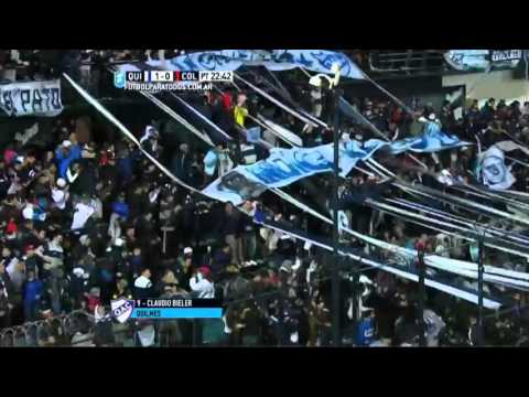 Gol de Bieler. Quilmes 1 - Colón 0. Fecha 25. Primera División 2015. FPT.