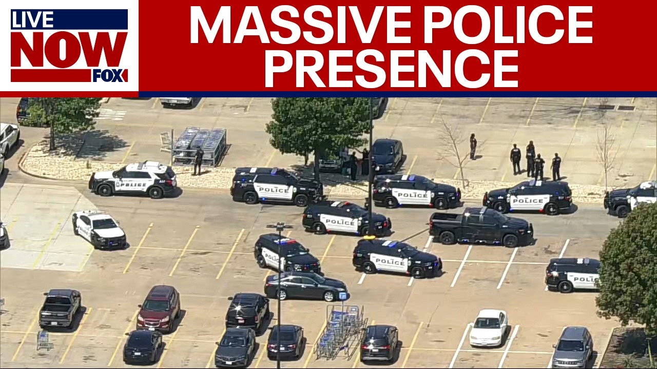 Massive police presence outside of Dallas Sam's Club