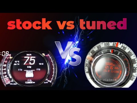 Fiat 500 twinair tuned acceleration
