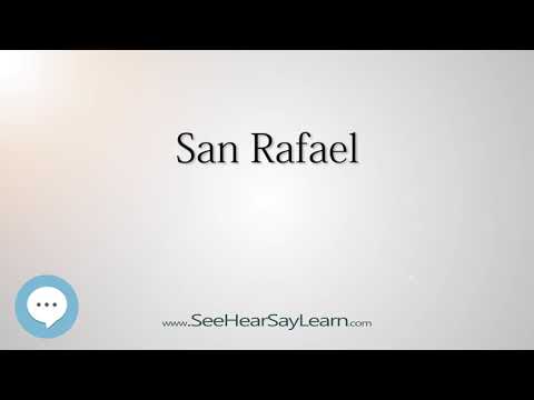 San Rafael (How to Pronounce Cities of the World)💬⭐🌍✅
