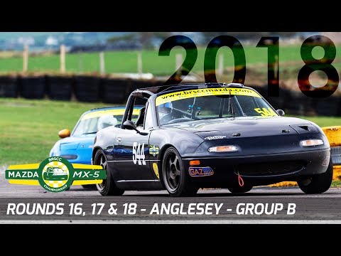 2018 BRSCC Mazda MX-5 Championship - Anglesey Rnd 16, 17 & 18 (Group B)