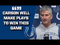 Frank Reich on Carson Wentz, Jonathan Taylor, & Colts Win Over Cardinals | CBS Sports HQ