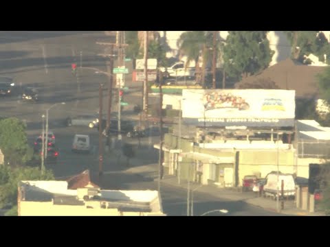 Violent pursuit rollover crash in Pasadena