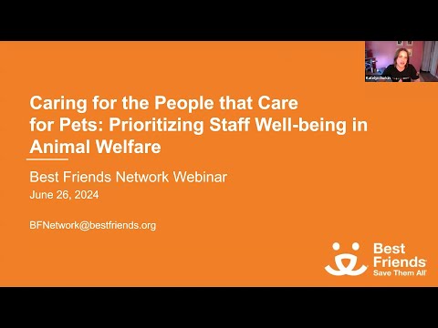 Caring for the People that Care for Animals: Prioritizing Staff Well-being in Animal Welfare