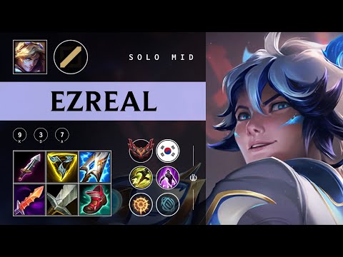Ezreal Mid vs Ryze - KR Grandmaster Patch 25.23
