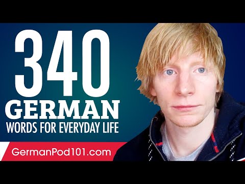 380 German Words for Everyday Life Basic Vocabulary 19