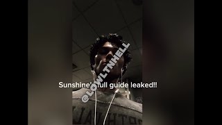 Sunshine's Full Guide Leaked!!