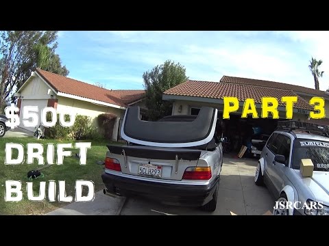 Homemade Rocket Bunny Ducktail Spoiler - $500 Drift Build Part 3