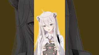 獅白ぼたん - やってみたかっただけ【獅白ぼたん/ホロライブ】#ssrb #animation #anime #shorts #kawaii #hololive