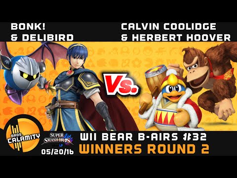 WBB #32 | Delibird & Bonk! vs Calvin Coolidge & Herbert Hoober - Winners Round 2 - Sm4sh Doubles