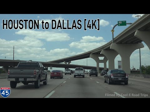 I-45 NB Long Shot from Houston to Dallas, Texas!