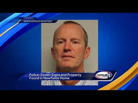 Man accused of stealing signs, traffic cones