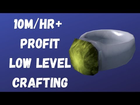 10m/hr Money Making Method Crafting Low Level | Runescape 2019