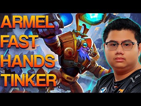 ARMEL Super Fast Hands TINKER Leaves Enemies With No Chance To Play | Dota 2