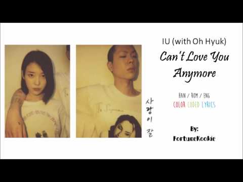 IU(아이유) - Can‘t Love You Anymore (사랑이 잘) (With OHHYUK(오혁)) Lyrics [Color Coded | HAN/ROM/ENG]