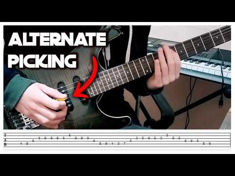 This lick might help you with alternate picking!