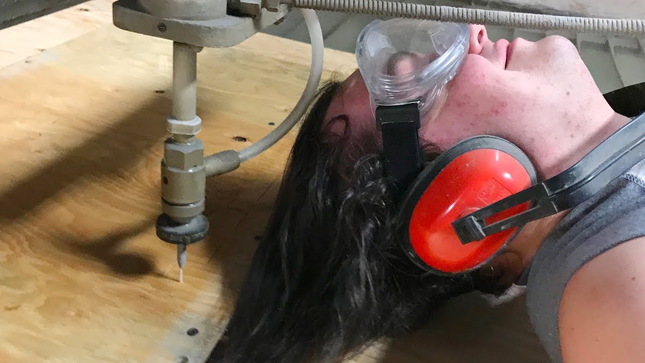 Haircut With A 60,000 PSI Waterjet
