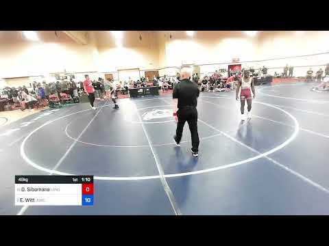48 Kg Cons 8 #1 - Dunia Sibomana, Long Beach-usa Wrestling Club Vs Ezekiel Witt, Junction City Hig