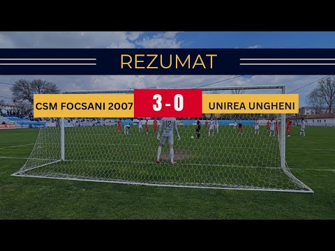 #1258 #Fotbal - Liga 2: CSM Focsani 2007 - Unirea Ungheni 3-0! Am venit, am vazut, am invins, am