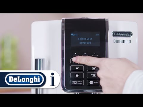 Kavos aparatas espresso DeLonghi Dinamica ECAM 350.35.SB (1450W, sidabrinis color) video