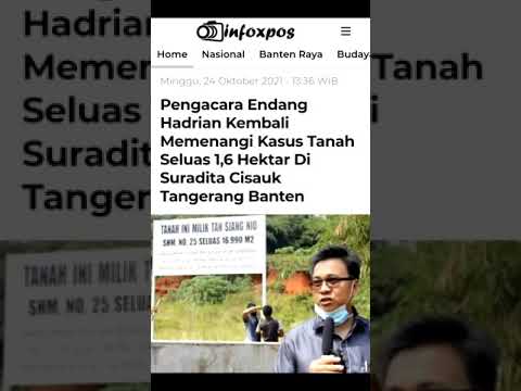 Online Media Coverage of Dr. H. Endang Hadrian, S.H., M.H.