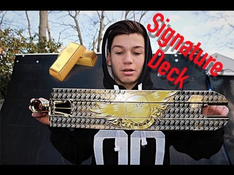SIGNATURE DECK SCOOTER UNBOXING/SCOOTER BUILD (clips)