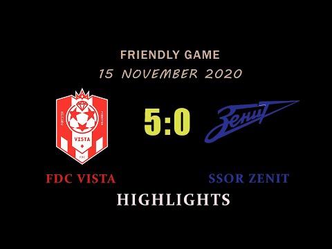 15.11.2020 FDC Vista - SSOR Zenit 5:0. Highlights.
