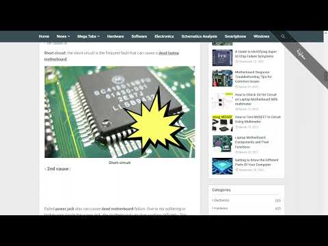 Learn how track Laptop motherboard voltage laptop schematics reading