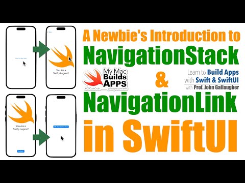 Ch . 5.1 A Beginner's Intro to the NavigationStack & NavigationLink in SwiftUI (To Do List app)