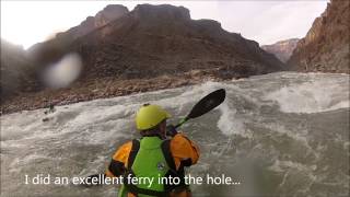 Paul`s Gong Show on Serpentine Rapid, Grand Canyon