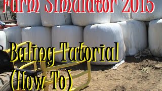 FS15 PS4 How to Sell Silage Bales! Wrapped Bales! Farm Sim 15 Biogas Plant