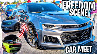 FREEDOM SCENE CAR MEET  🔥 THE TWO STEP CHALLENGE WAS CRAZY 😱