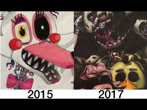 My drawing progress 2015-2017 SPECIAL 100.000 SUBSCRIBERS