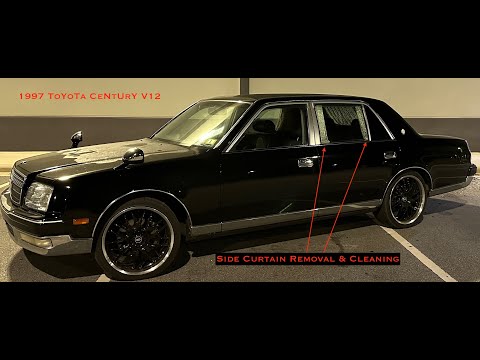 Thumbnail for 1997 Toyota Century V12: Side Curtain Removal & Cleaning by Toyota Century