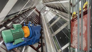 GIANT 6:1 roped 9000kg EMCH Freight Lift near Berne, Switzerland