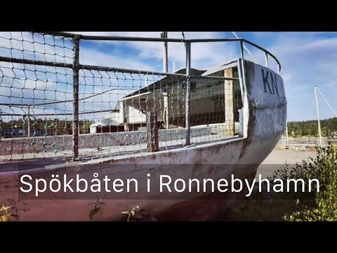 SPÖKBÅTEN i RONNEBYHAMN - 2023-06-24 - Blekinge (övergiven båt)