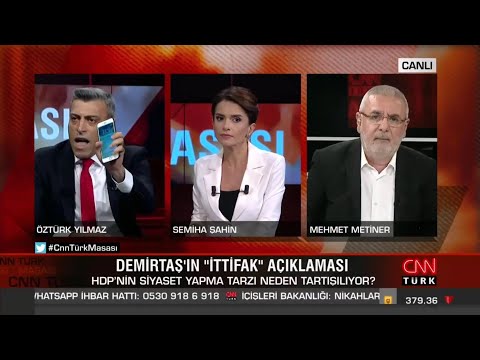 Mehmet Metiner - Öztürk Yılmaz Tartışmasının Tamamı 13.06.2020