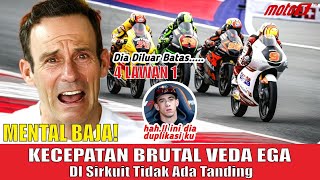 Download lagu DIKEPUNG 4 RIDER SPANYOL! Mental Baja Veda Ega Pratama di Jerez Bikin Bos HRC Terkejut! mp3