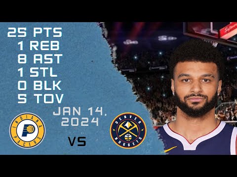Jamal Murray player Full Highlights vs PACERS NBA Regular season game 14-01-2024