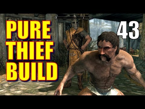 Skyrim Pure Thief Build Walkthrough Part 43: Speaking With Silence 2 (Mercer's Cage Fight..lol)