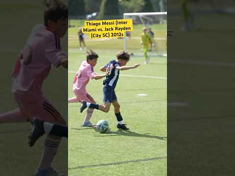 Thiago Messi (10) Inter Miami vs. Jack Rayden #viralvideo #fyp #shorts #messi #reels #fy